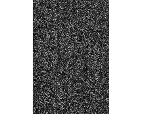 Spannteppich Schlinge Rubino schwarz 500 cm breit (Meterware)