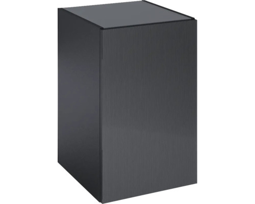 Armoire intermédiaire Jungborn NONUS lxhxp 40x63.5x45.3 cm noir mat