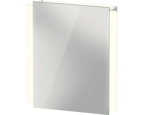 Armoire de toilette LED DURAVIT Ketho.2 droite lxhxp 60x70x15.7 cm blanc mat Armoire de toilette avec éclairage intégré pour la salle de bain
