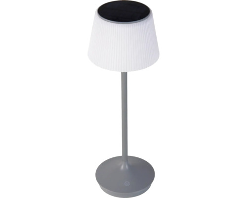 Akku Lampe de table Näve Emmi blanc gris