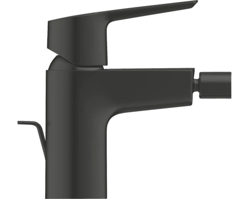 Robinet de lavabo noir avec bec