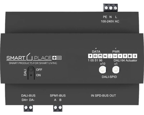 Smart Place DALI 64 Aktor zur Steuerung von Beleuchtungssystemen
