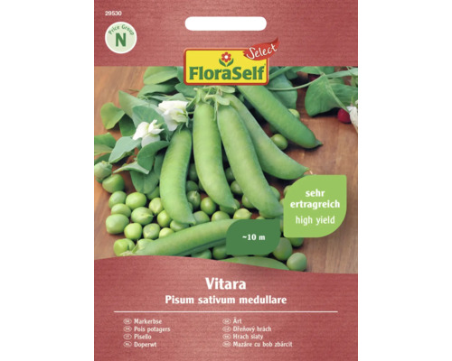 Petits pois Vitara FloraSelf Select graines fixées semences de légumes