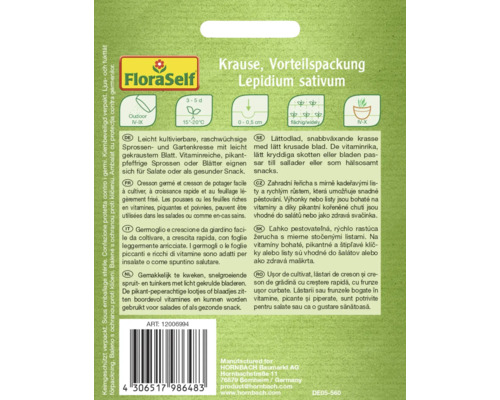 Kresse krause Vorteilspackung Samenpackung