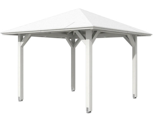 Pavillon autoportant avec toit en bois