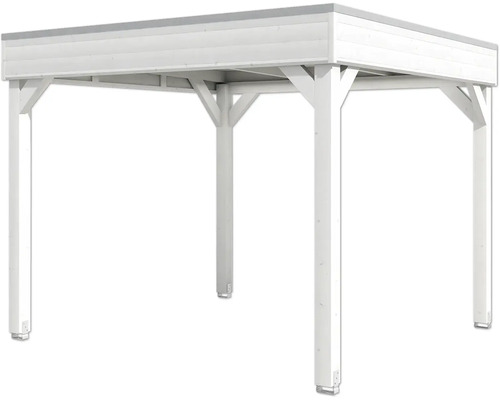 Pavillon de jardin en bois blanc