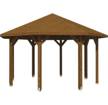 Pavillon SKAN HOLZ Nice taille 2 ø 484 cm noyer