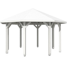 Pavillon SKAN HOLZ Nice taille 2 ø 484 cm blanc