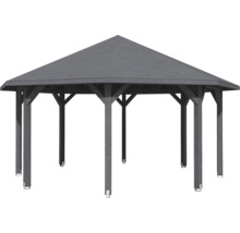 Pavillon en bois avec toit octogonal