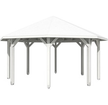 Pavillon en bois avec toit octogonal
