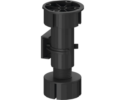 Möbelfuß aus Kunststoff mit Verstellfunktion