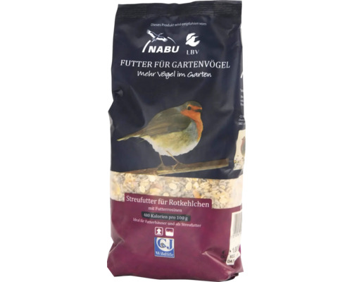 Nourriture pour oiseaux sauvages CJ Wildlife mélange de graines pour rouge-gorge 1kg nourriture à oiseaux pour toute l'année