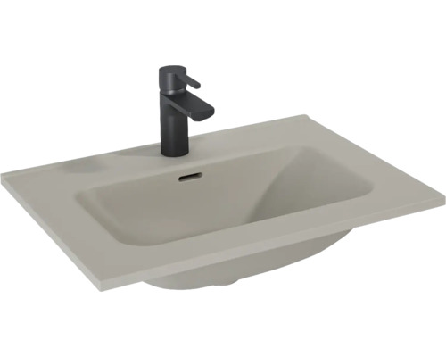 Lavabo pour meuble Jungborn 61x1.8x46 cm fume mat