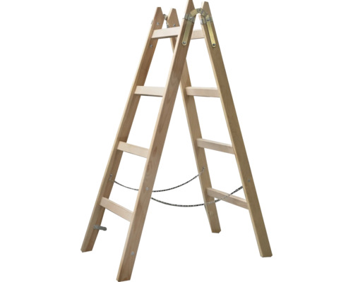 Échelle double bois 2x4 échelons Échelle double bois 2x4 échelons