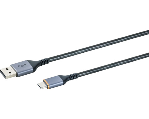 USB C Kabel Bleil schwarz 1,50 m