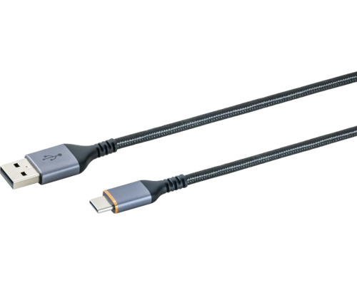 USB C Kabel Bleil schwarz 2 m