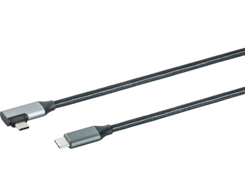 Câble C USB Bleil noir 1 m