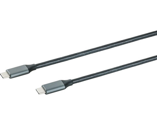 USB C Kabel Bleil schwarz 0,5 m