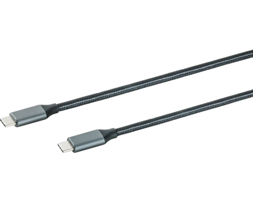 USB C Kabel Bleil schwarz 1 m