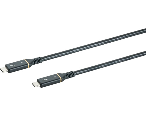 USB C Kabel Bleil schwarz 0,5 m