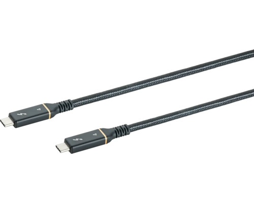 USB C Kabel Bleil schwarz 1 m