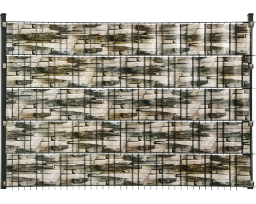 Gabion avec motif de pierre pour l''aménagement paysager