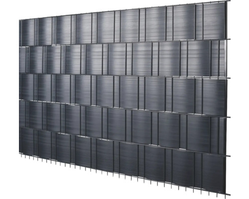 Clôture de confidentialité en plastique et métal