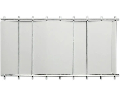 Élément de clôture métallique avec écran d''intimité