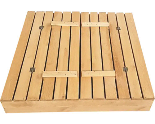 Bac à sable en bois avec couvercle