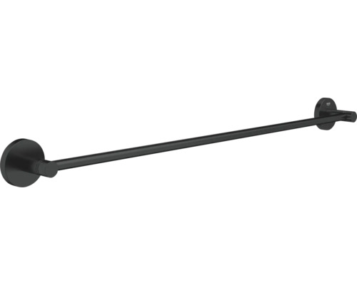 Porte-serviettes Grohe Quickfix Essentials 600 mm noir mat 1022512430