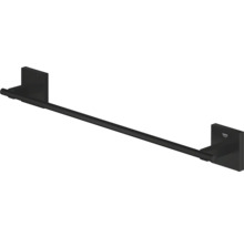 Porte-serviettes noir pour montage mural
