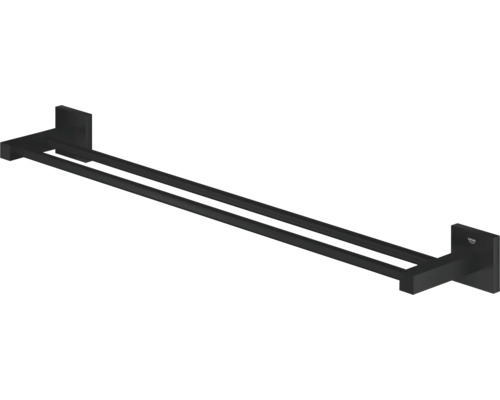 Porte-serviettes double pour montage mural