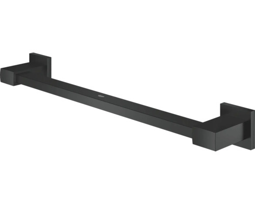 Porte-serviettes noir pour montage mural