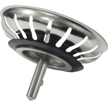 Spülbeckensieb aus Metall mit Gummiring