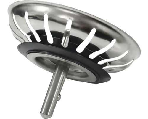 Spülbeckensieb aus Metall mit Gummiring