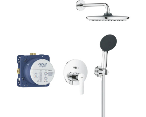 Grohe Duschsystem mit Kopfbrause, Handbrause und Unterputzarmatur
