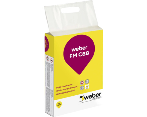 weber FM C88 Fugenmörtel schwarz 10 kg