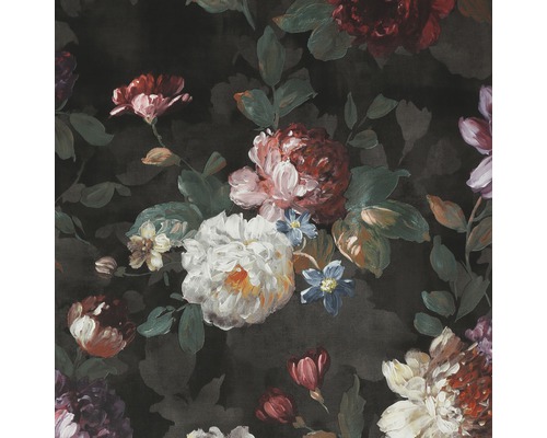 Papier peint à motif floral