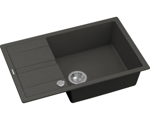 Spülbecken aus Granit mit Abtropffläche