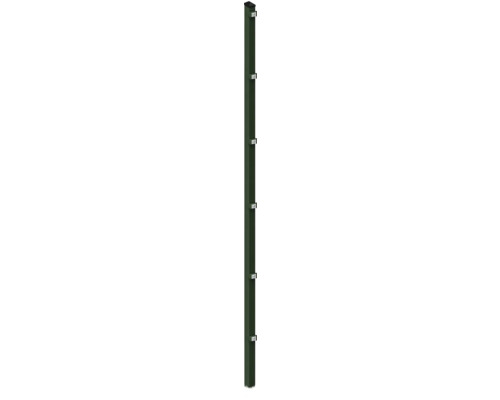 Pfosten 6 x 4 x 260 cm für Zaun 203 cm Höhe RAL 6005 moosgrün Pfosten 6 x 4 x 260 cm für Zaun 203 cm Höhe RAL 6005 moosgrün