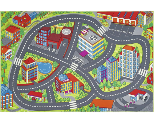 Tapis de jeu route 100x150 cm