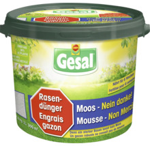 Gesal Rasendünger im Eimer zur Moosbekämpfung