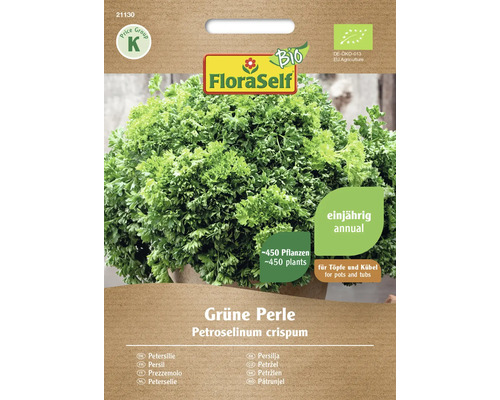 Persil bio Grüne Perle FloraSelf Bio semences non-hybrides graines de légumes FloraSelf Graines de persil Grüne Perle