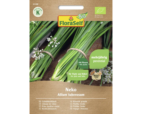 Ciboulette chinoise FloraSelf Bio graines fixées graines de fines herbes