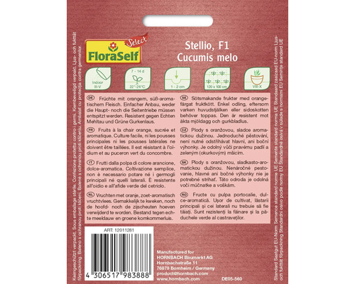 Paquet de graines Stellio F1 Cucumis melo