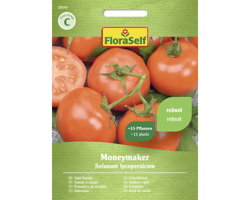 Tomate pour salade Moneymaker FloraSelf semences non-hybrides graines de légumes Graines FloraSelf Moneymaker Tomate à salade