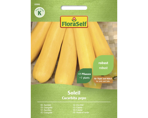 Courgette Soleil FloraSelf F1 hybride graines de légumes