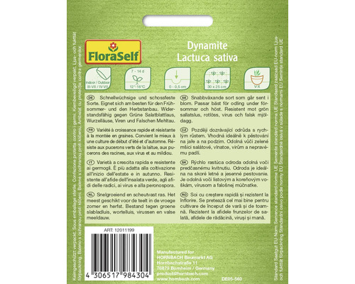 Sachet de graines de mâche Dynamite de FloraSelf