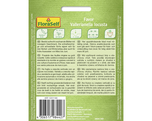Favor Feldsalat Samenpackung von FloraSelf