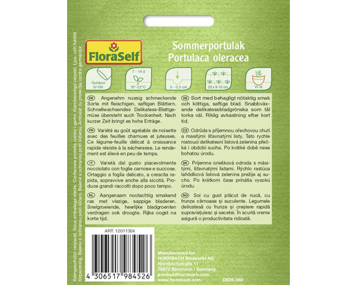 Sachet de graines de pourpier d''été